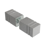 Square Back-to-Back Door Knob – Chrome Polished