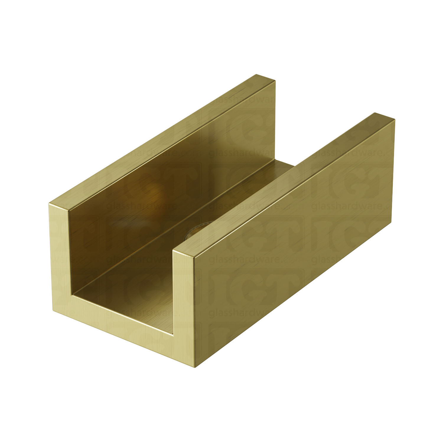 The Floor Guide for Modern Sliding System in Gold Brushed.