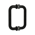 6″ Round Pull Handle – Matte Black