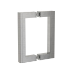 6″ Square Pull Handle – Chrome Polished