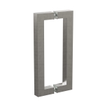12” Square Commercial Pull Handle – Brushed Stainless