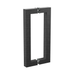 12” Square Commercial Pull Handle – Matte Black