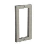 12” Square Commercial Pull Handle – Polished Stainless