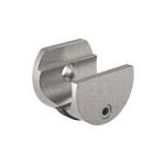 Wall Mount Bracket for Barn Door – Brushed Stainless