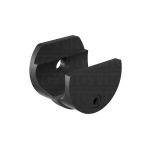 Wall Mount Bracket for Barn Door – Matte Black