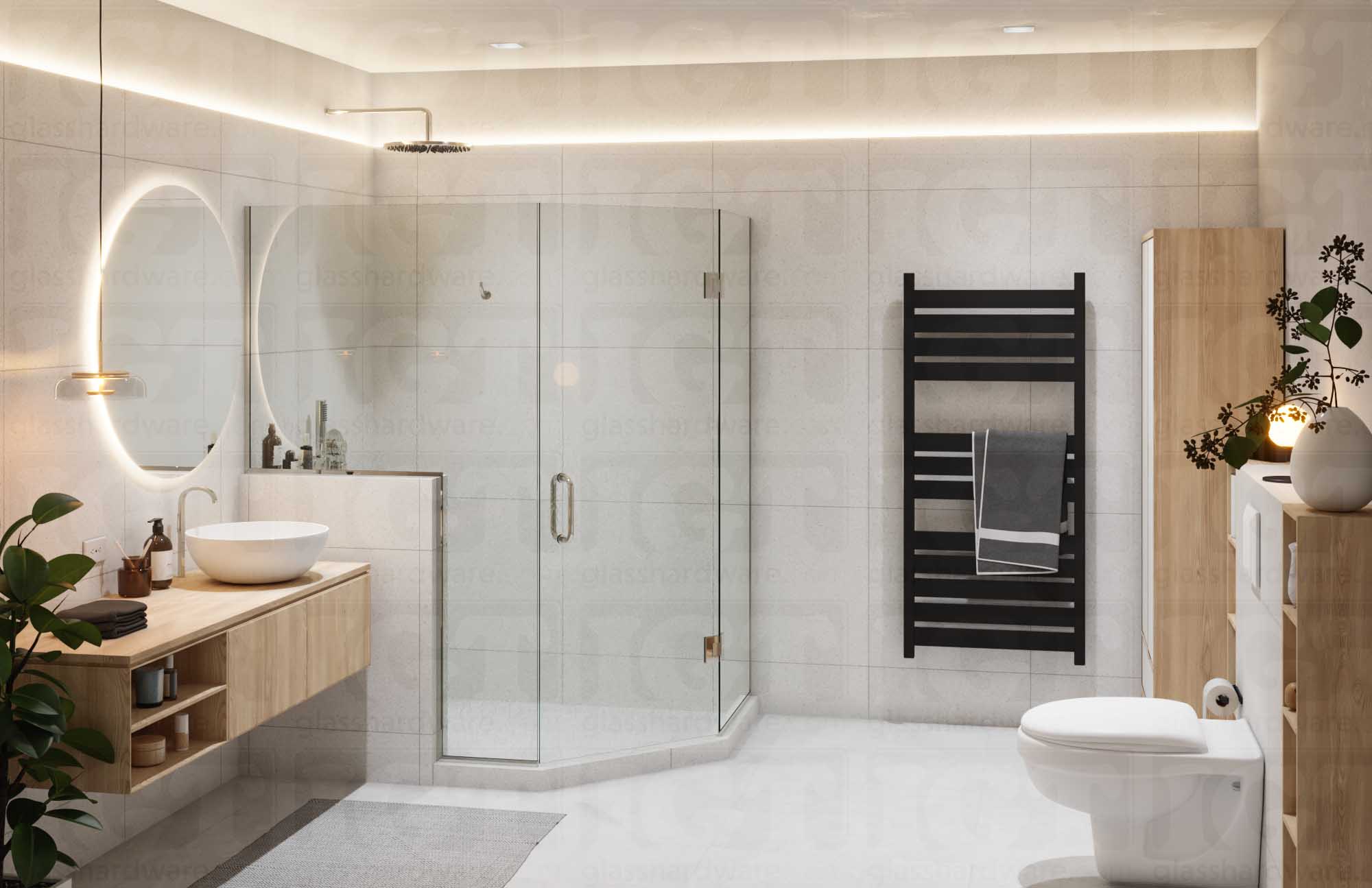 Designer Robe Hook - Chrome Polished - Image 2