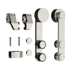 IGT Barn Door System – Polished Stainless