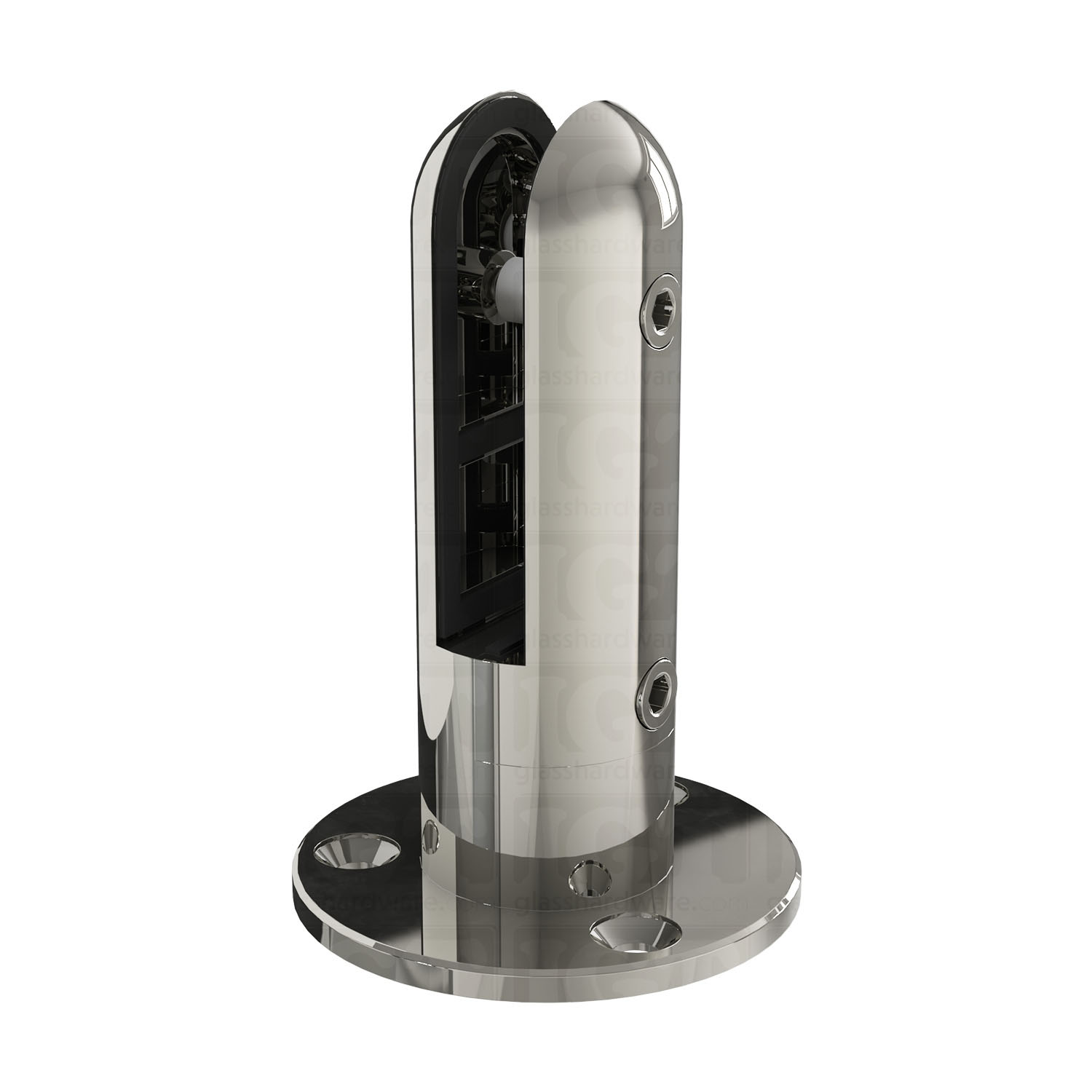 The 316L Stainless Steel Round Spigot in Polished Stainless.