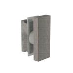 90 Degree Connector for SQ Roller System – Brushed Stainless