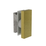 90 Degree Connector for SQ Roller System – Gold Brushed