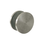 Cap Fittings for Round Pull Handle and Towel Bar with Cone Bolt – Brushed Nickel