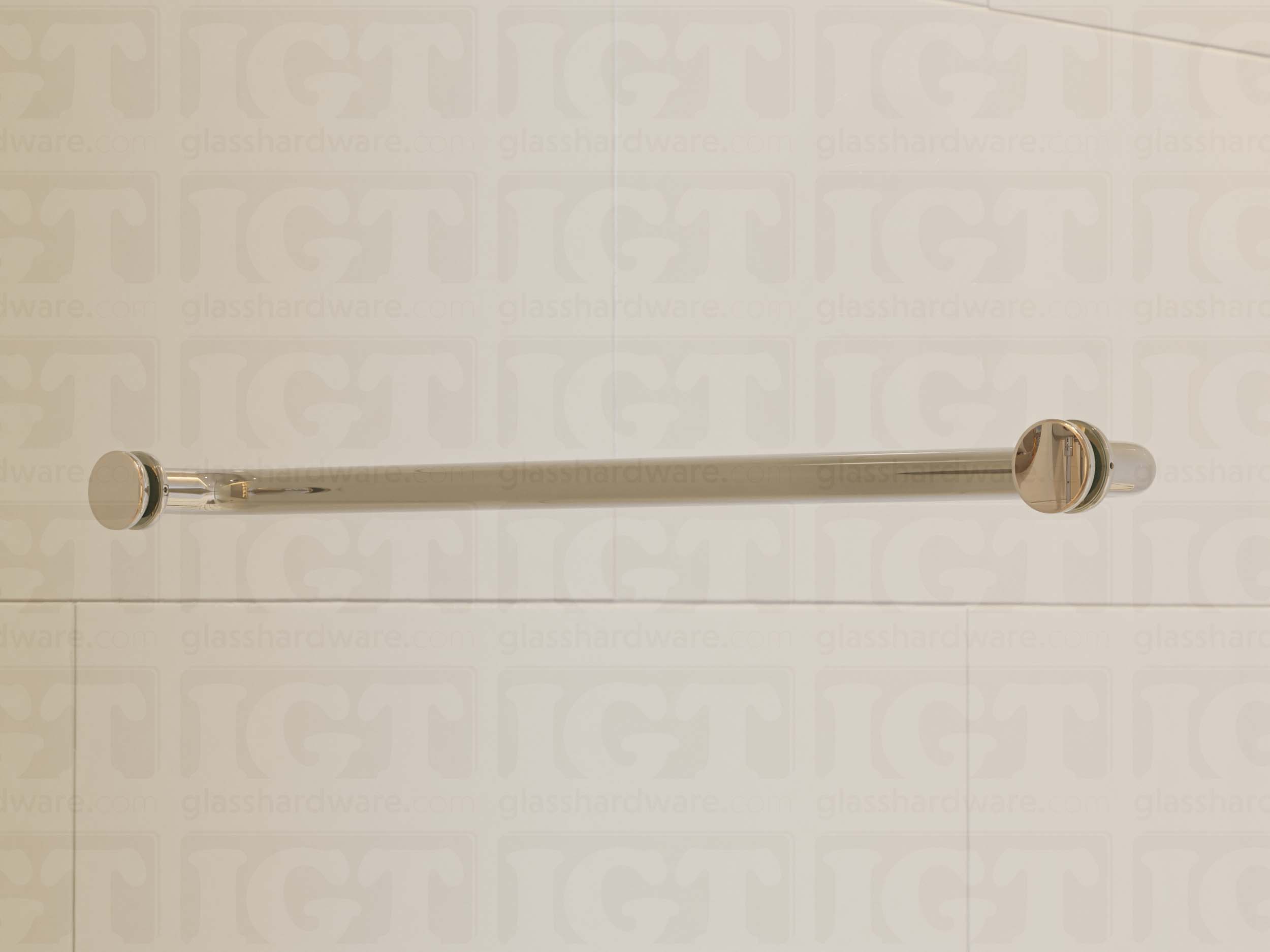 Cap Fittings for Round Pull Handle and Towel Bar with Cone Bolt - Chrome Polished - Image 6
