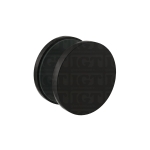 Cap Fittings for Round Pull Handle and Towel Bar with Cone Bolt – Matte Black