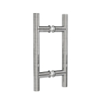 6″ Center-to-Center Round Ladder Handle – Chrome Polished