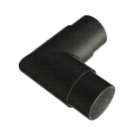 Round 90 Degree Elbow for Handrail – Matte Black