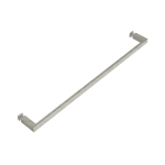 24” Square Towel Bar for Bypass System – Brushed Stainless