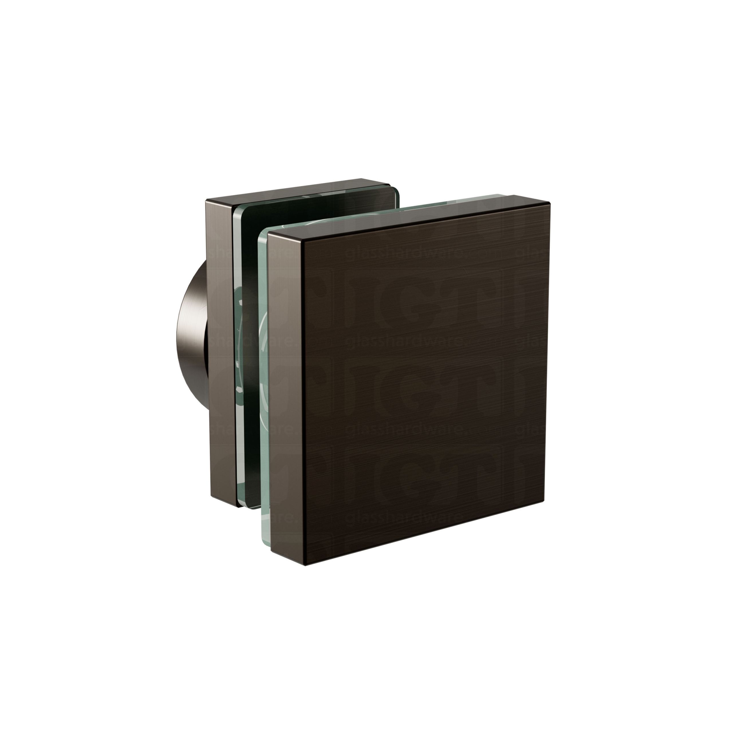 Glass to Track Connector for SQ Roller System - Oil Rubbed Bronze