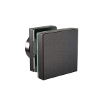 Glass to Track Connector for SQ Roller System – Polished Gun Metal