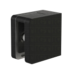 Glass Clamp for Square Post – Matte Black