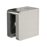 Glass Clamp for Square Post – Polished Stainless