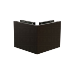 Oversized Glass-to-Glass 90 Degree Square Edge Clamp – Oil Rubbed Bronze