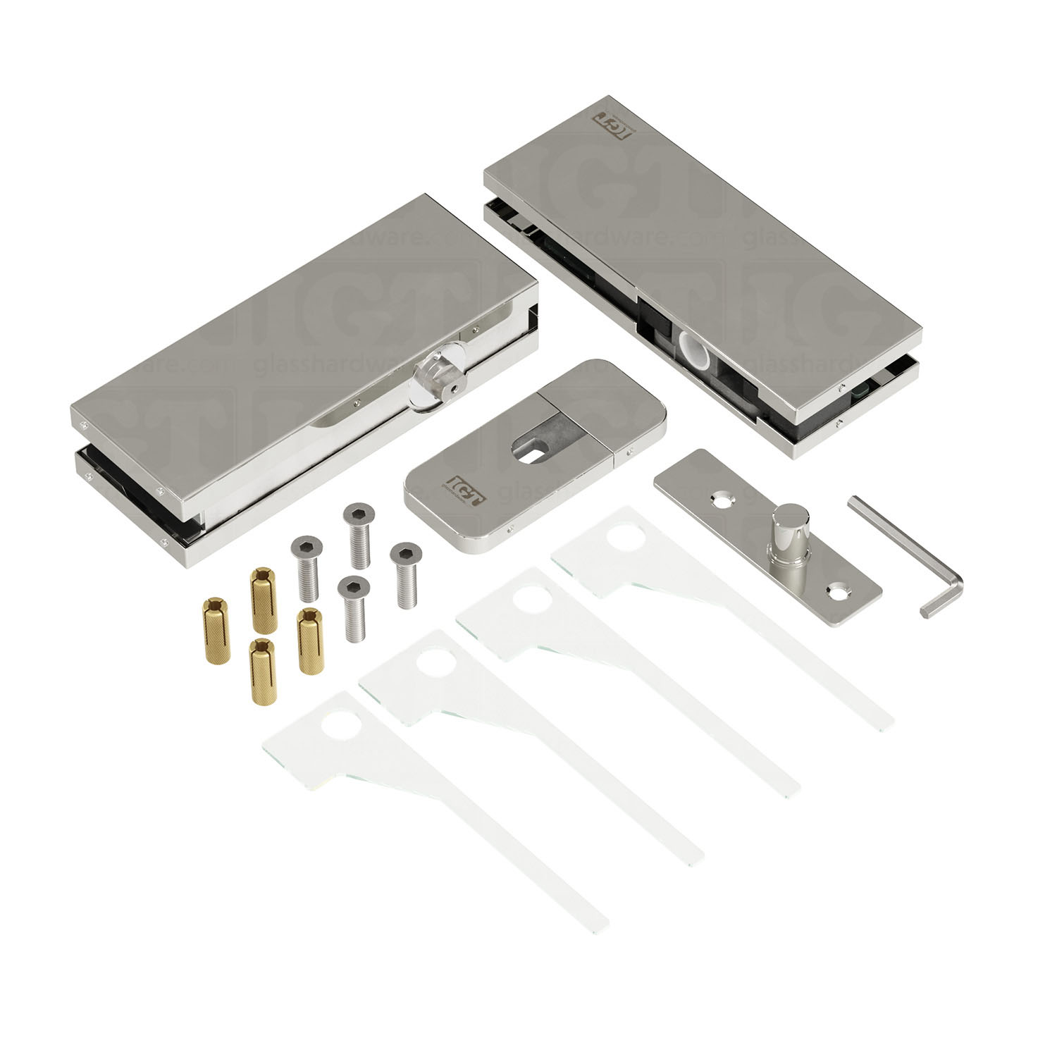 Hydraulic Patch Fitting Kit (Hold Open) - Polished Stainless