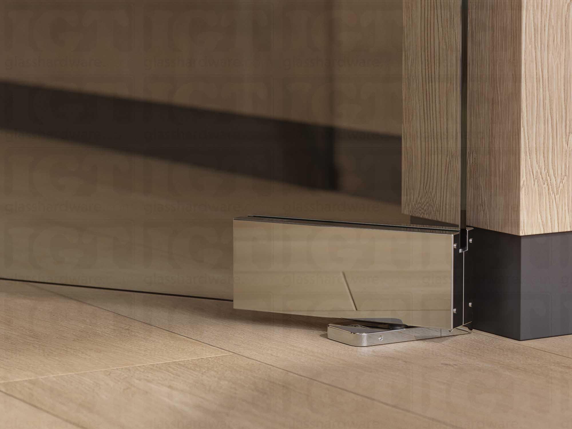 Bottom Hydraulic Patch 90º Hold Open - Polished Stainless - Image 5