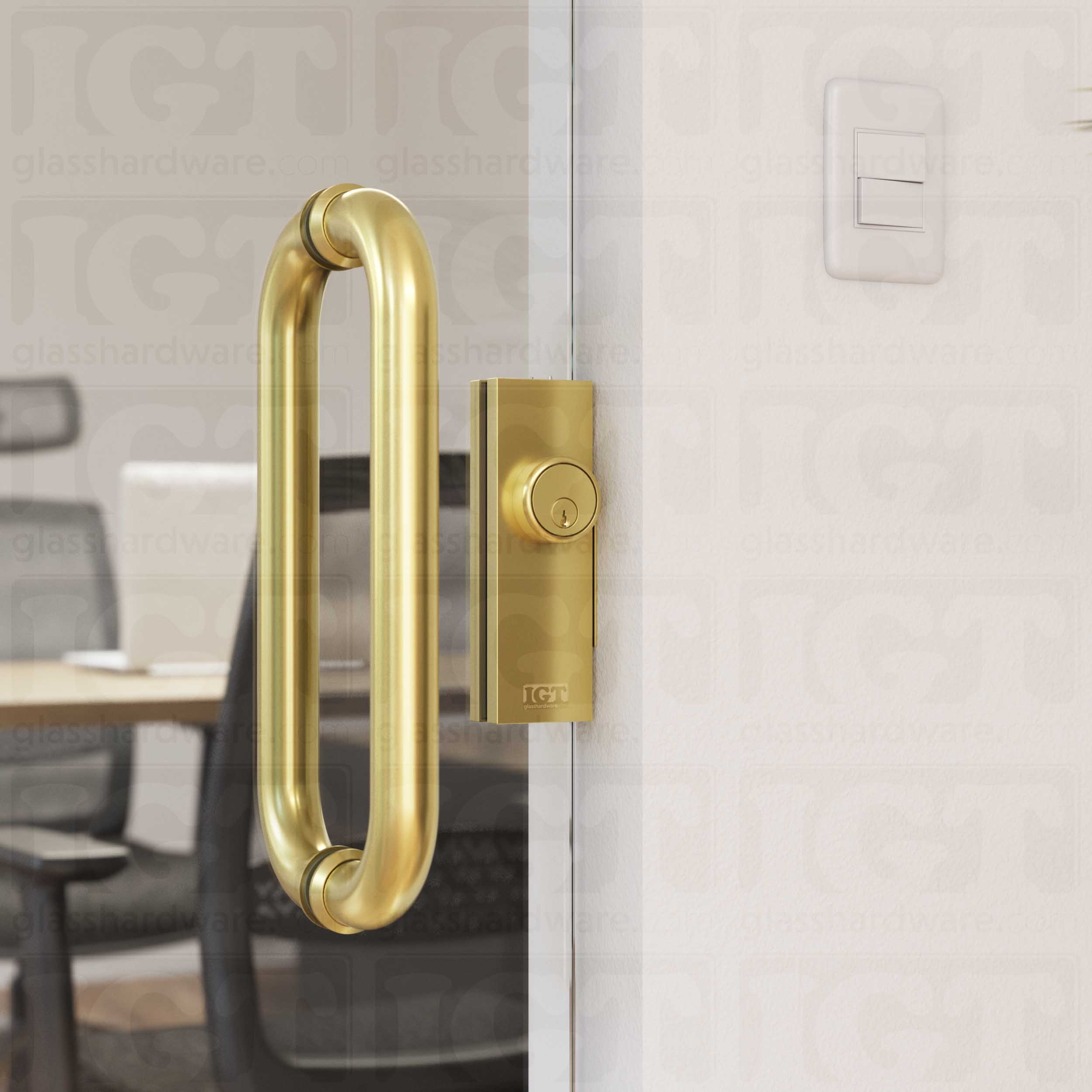 IGT Center Patch Lock - Gold Brushed - Image 4