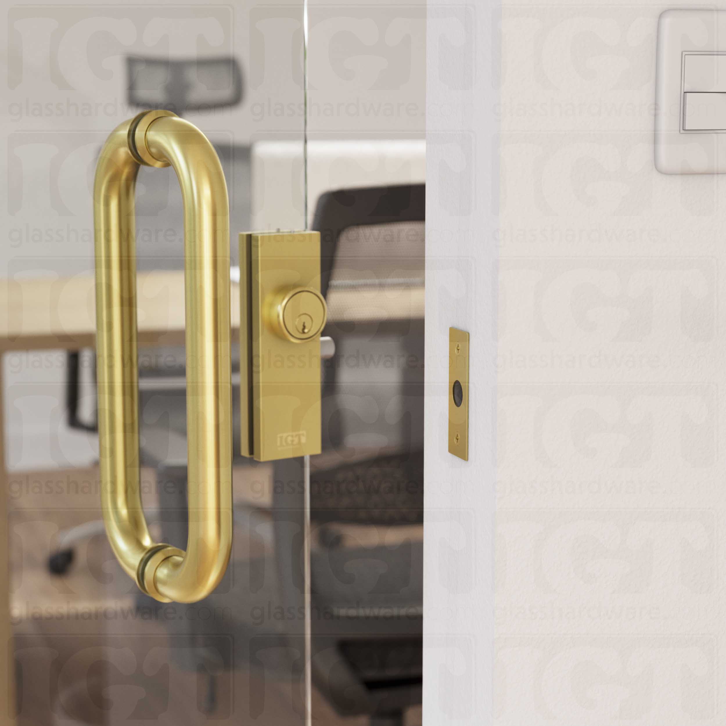 IGT Center Patch Lock - Gold Brushed - Image 6