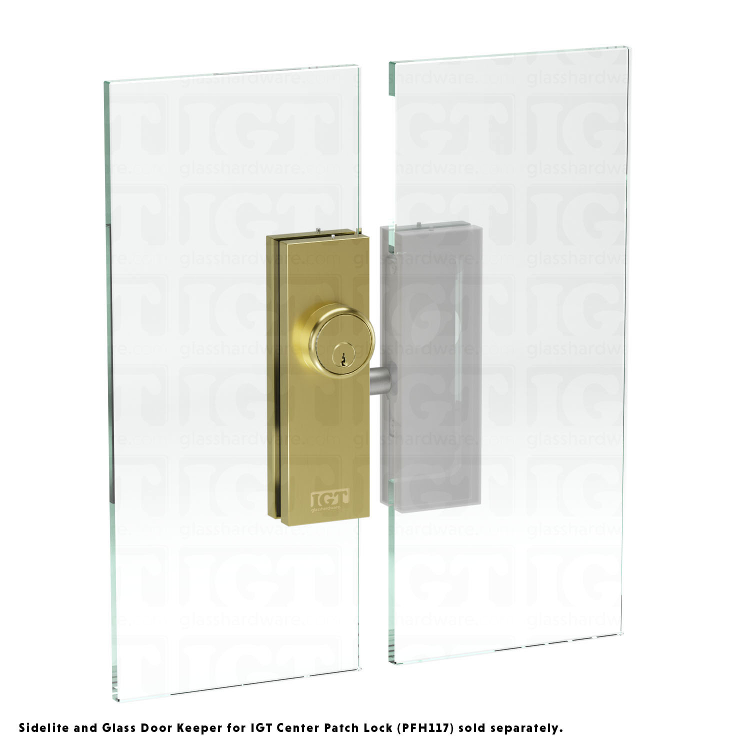 IGT Center Patch Lock - Gold Brushed - Image 7