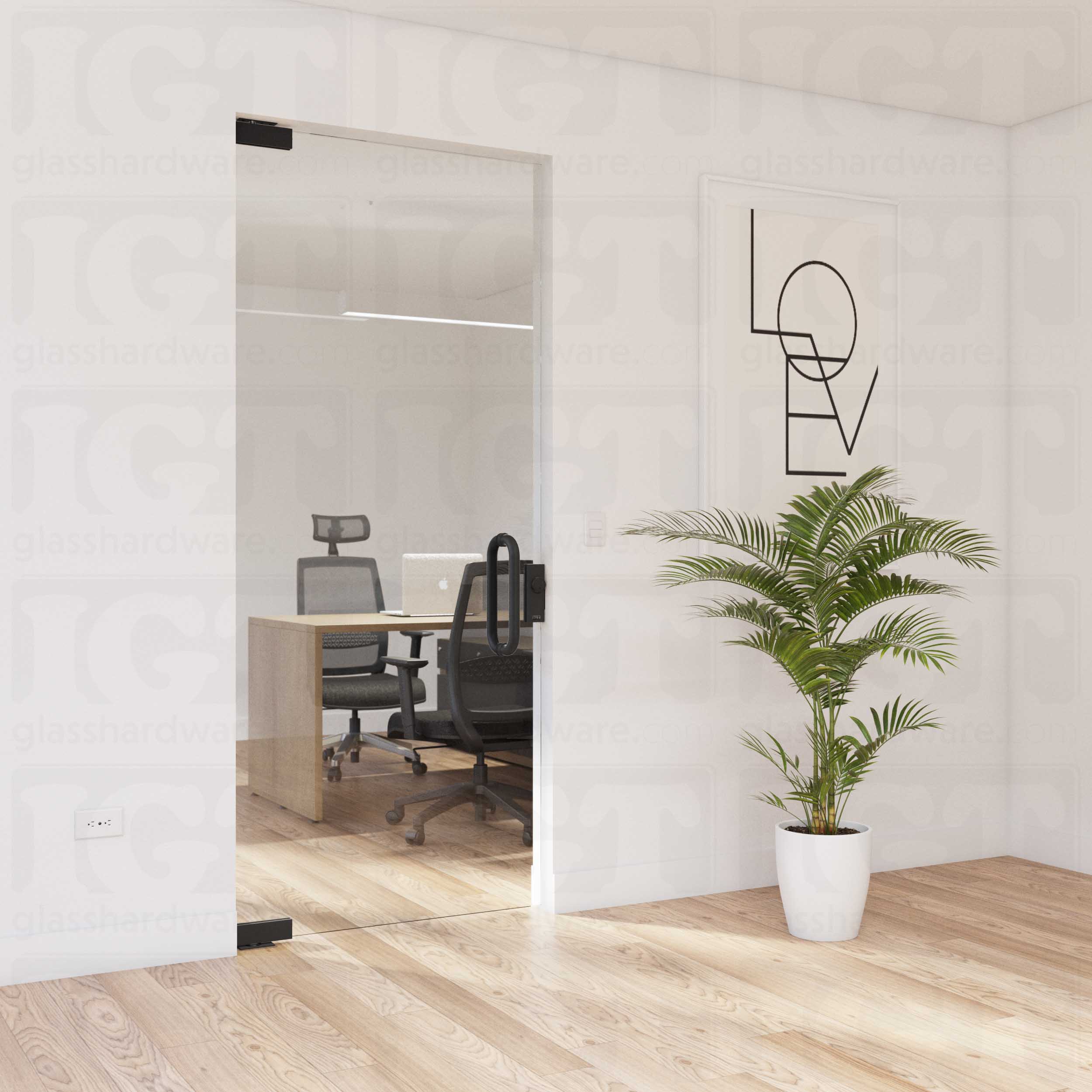 IGT Center Patch Lock - Matte Black - Image 3