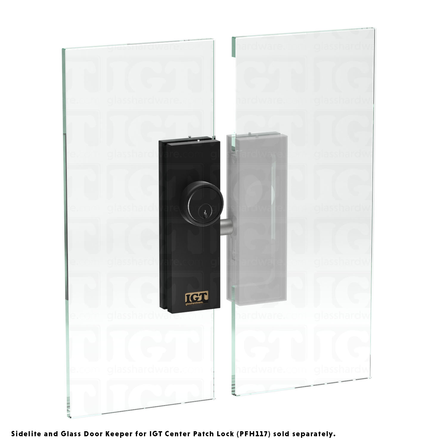 IGT Center Patch Lock - Matte Black - Image 7