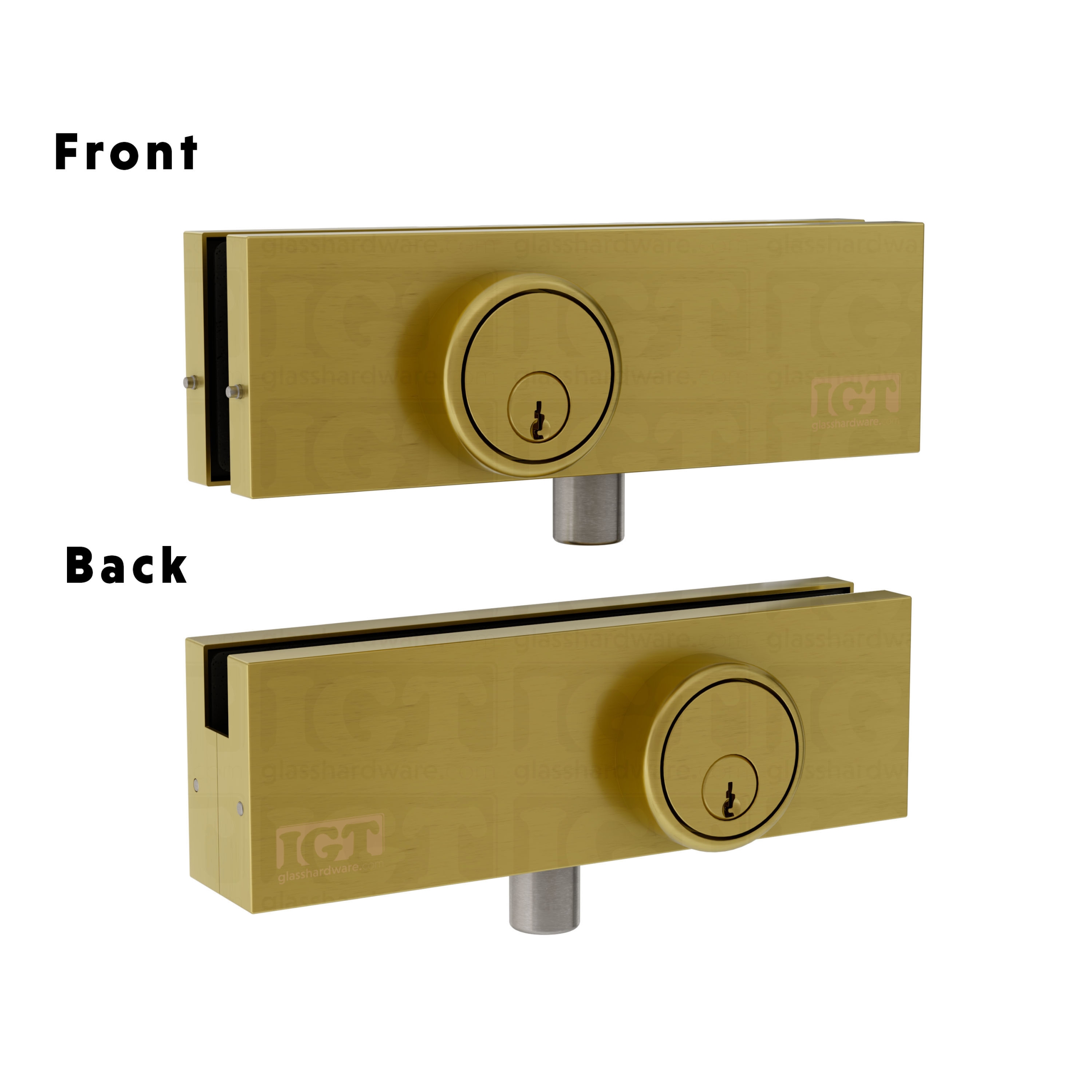 IGT Top and Bottom Patch Lock - Gold Brushed - Image 6
