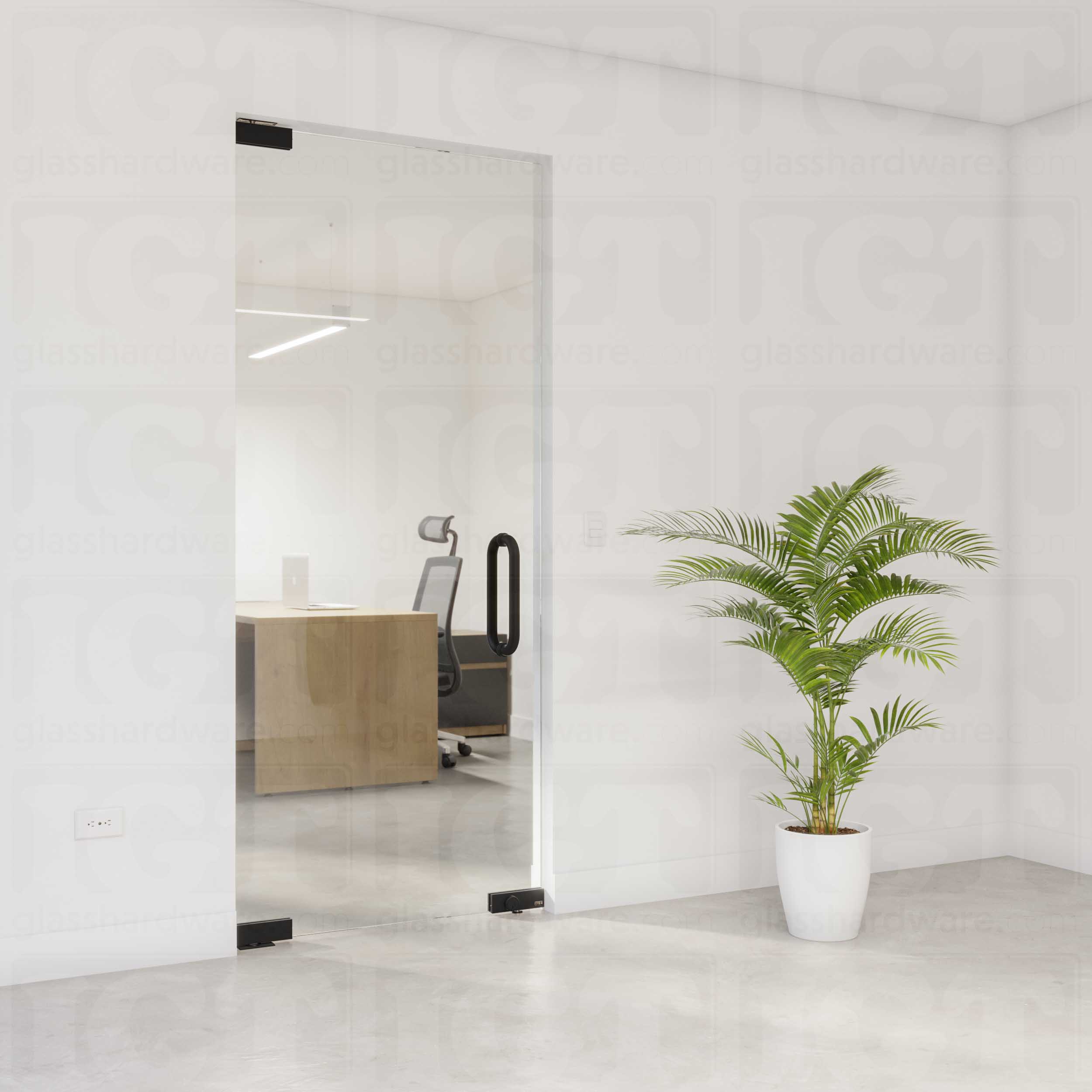 IGT Top and Bottom Patch Lock - Matte Black - Image 2