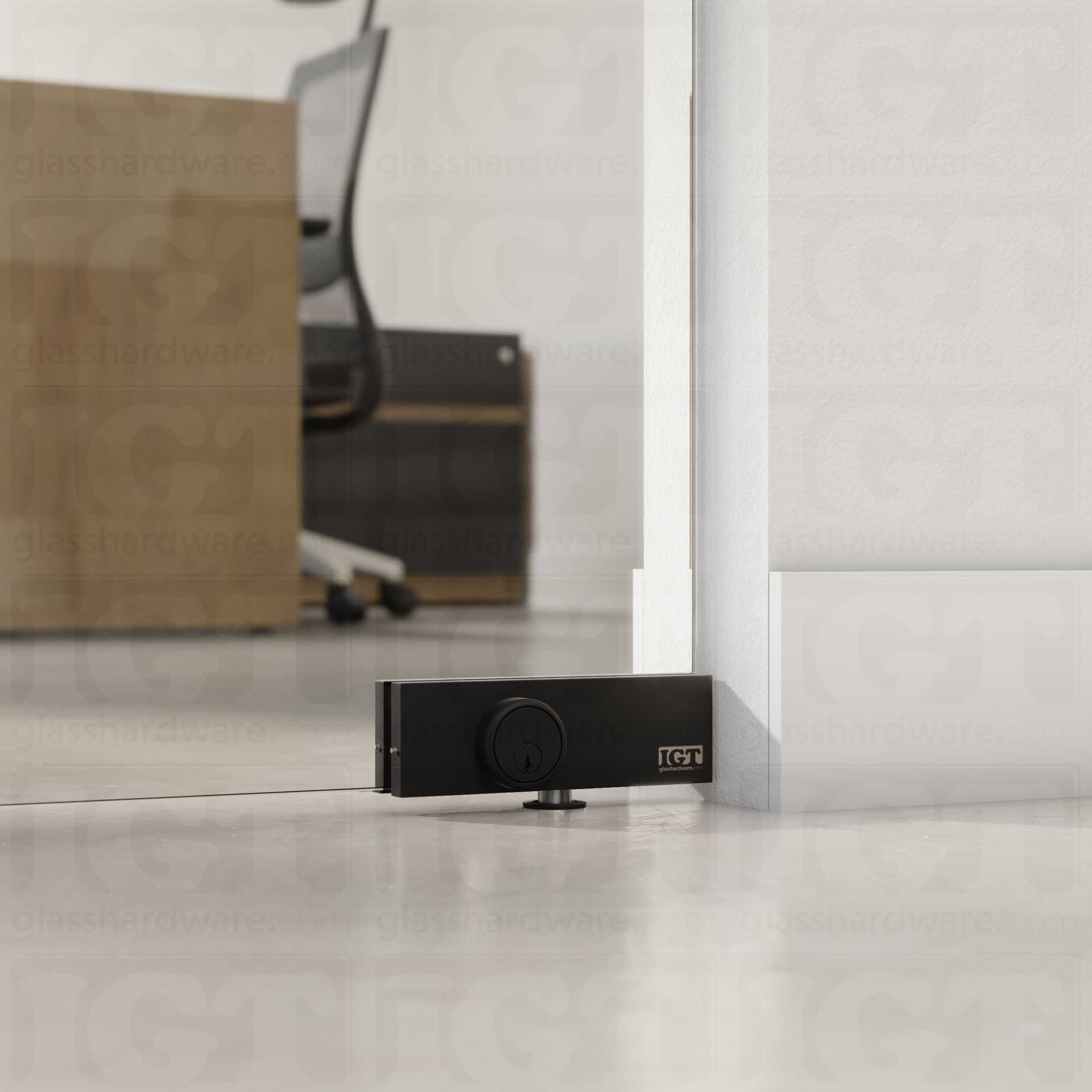 IGT Top and Bottom Patch Lock - Matte Black - Image 3