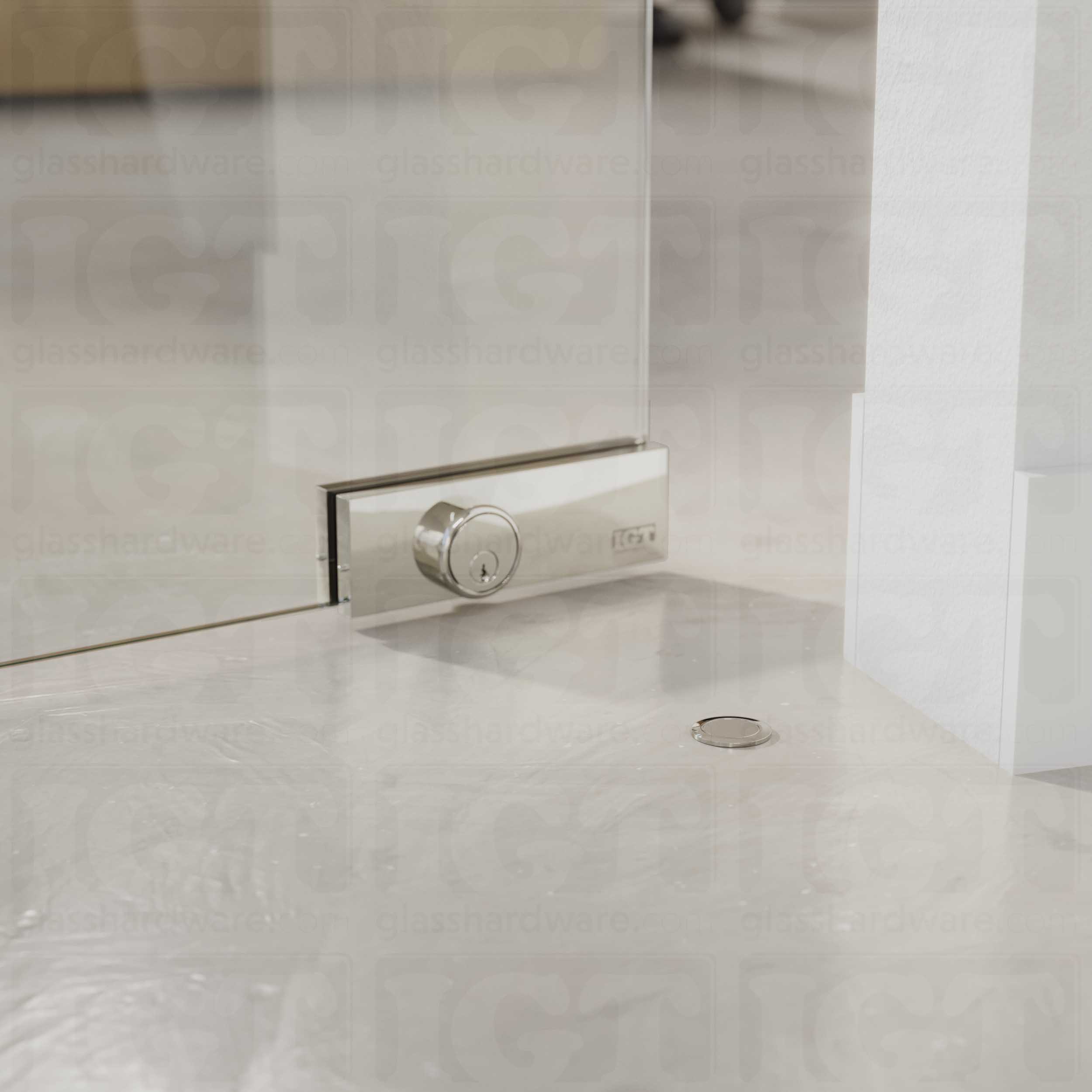 IGT Top and Bottom Patch Lock - Polished Stainless - Image 4