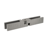 Adjustable Glass Bracing Clamp – Brushed Stainless