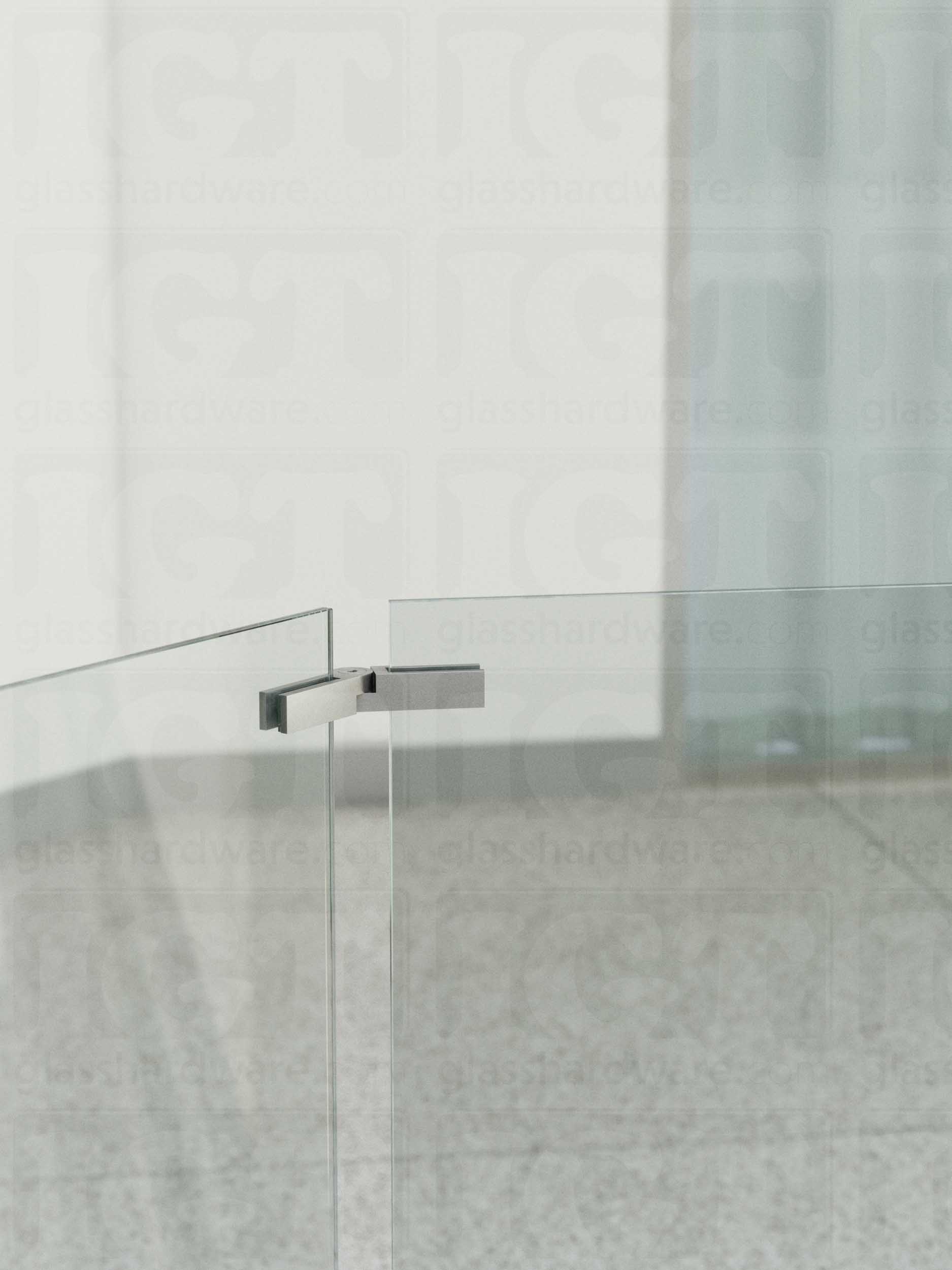 Adjustable Glass Bracing Clamp - Brushed Stainless - Image 5