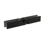 Adjustable Glass Bracing Clamp – Matte Black