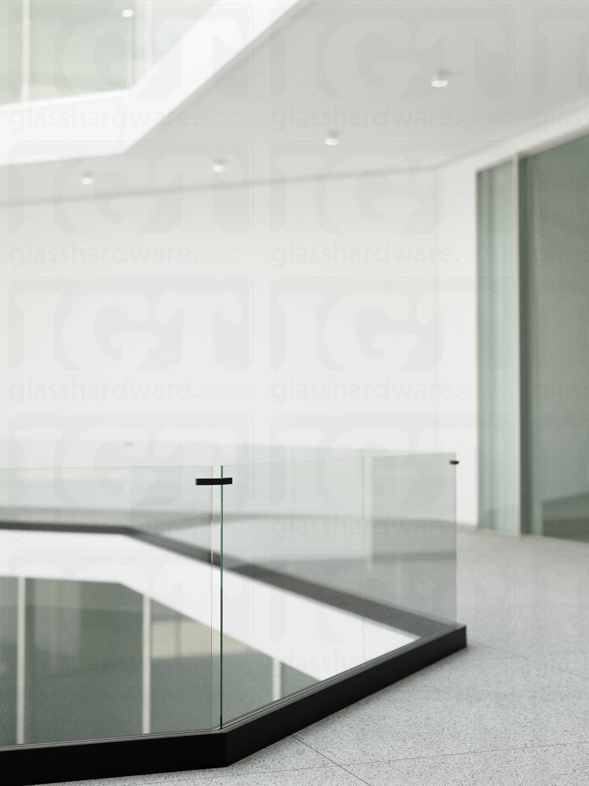 Adjustable Glass Bracing Clamp - Matte Black - Image 2