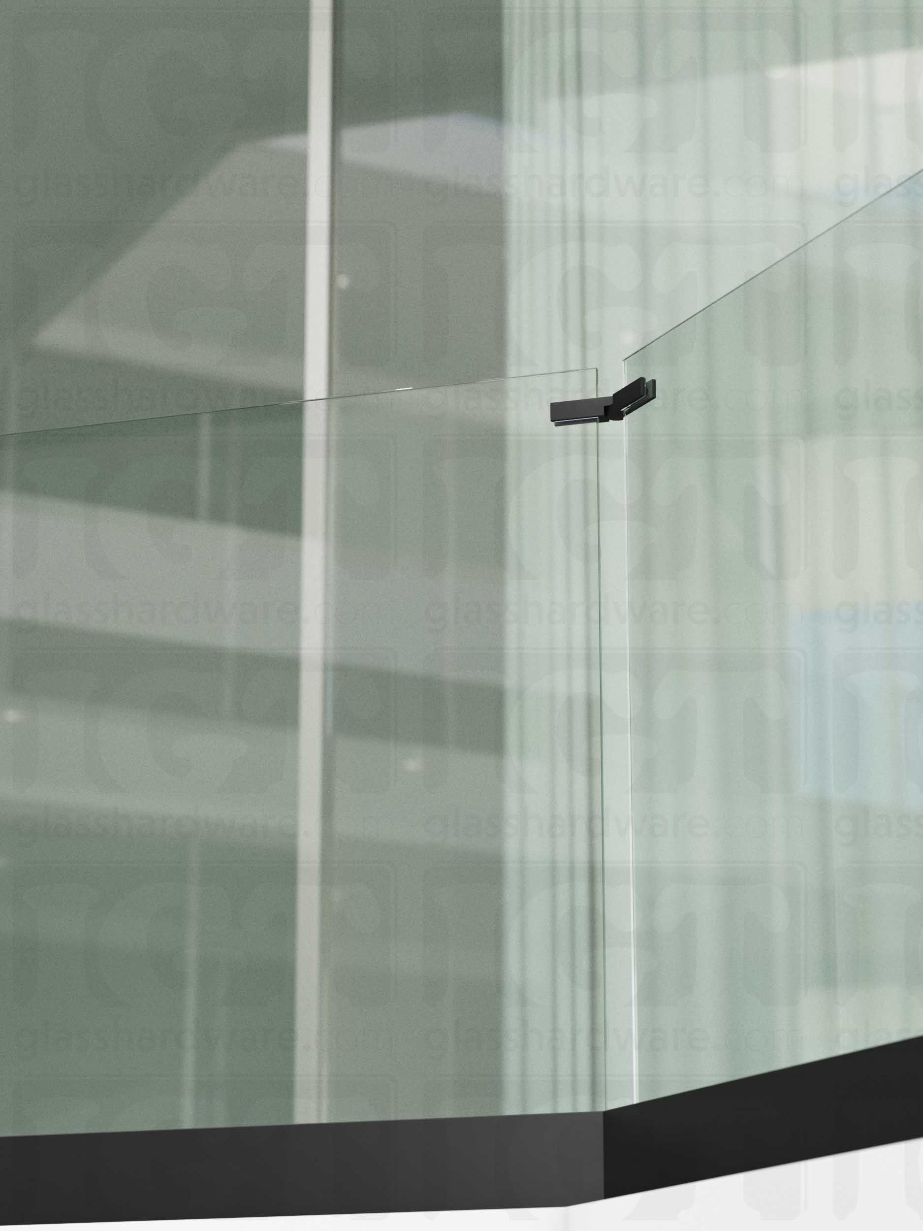 Adjustable Glass Bracing Clamp - Matte Black - Image 5